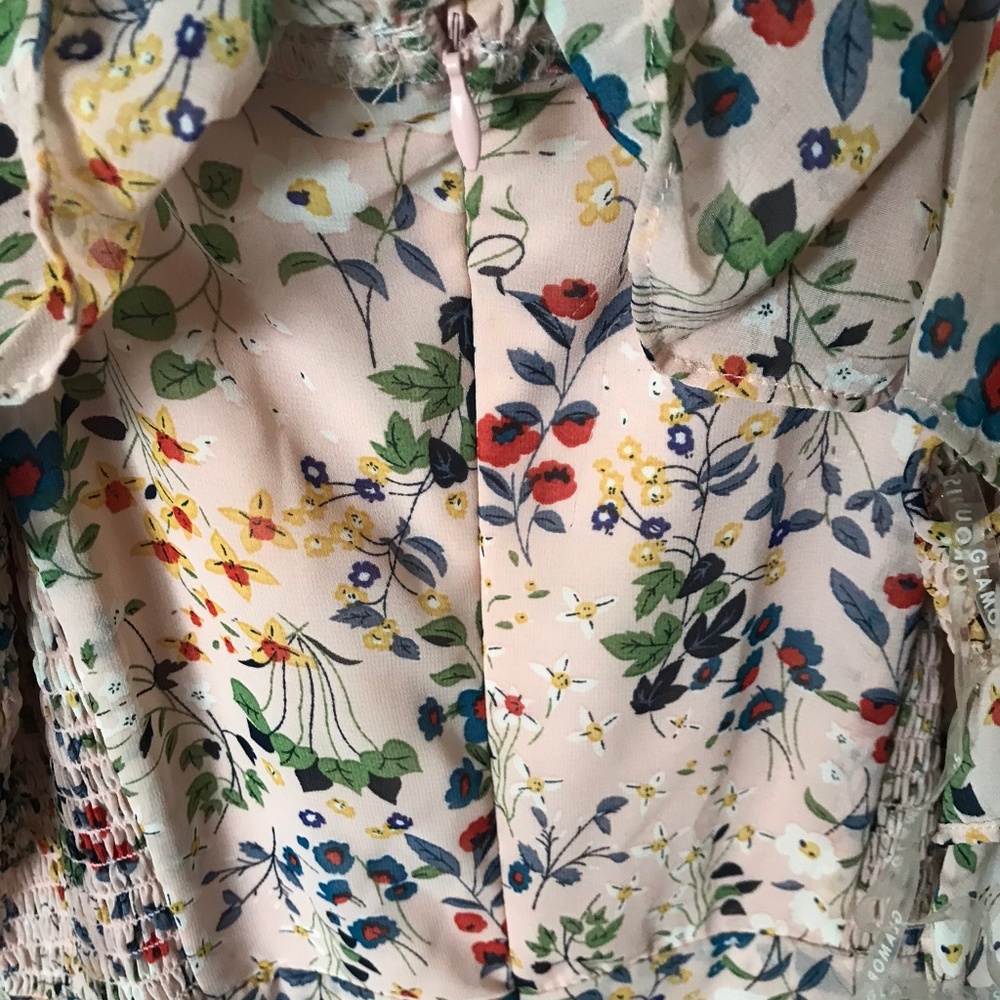 Glamorous Jumpsuit With Ruffle Layer In Floral - Picture 4 of 7
